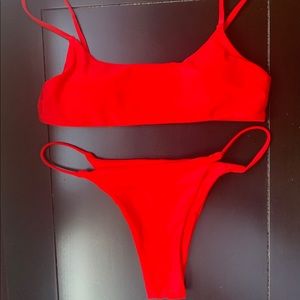Red bikini